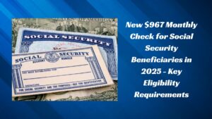 New $967 Monthly Check for Social Security Beneficiaries in 2025 - Key Eligibility Requirements